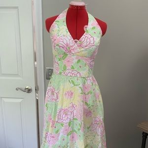 Lilly Pulitzer halter top tea dress